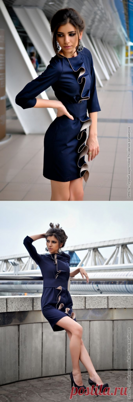 Коктейльное платье от молодого и талантливого дизайнера. Темно-синего цвета, элегантного кроя с "рюшами" - чудесное платье по приятно низкой цене.
Купить за 2 500 руб.