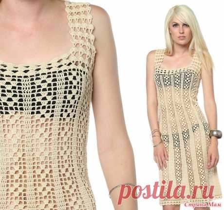 Платье крючком - Вязание - Страна Мам