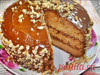 Торт «Аленка» со сгущенкой в мультиварке - Вкусный день