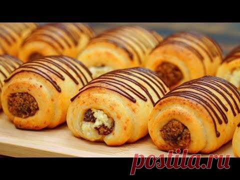 Рецепт проще простого! Мягкие булочки к чаю без дрожжей и яиц | Кулинарим с Таней