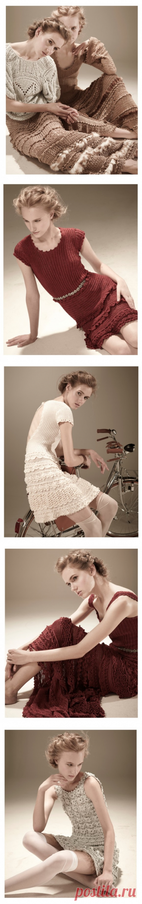 Vanessa Montoro Осень 2012 (lookbook): Вязание крючком и спицами