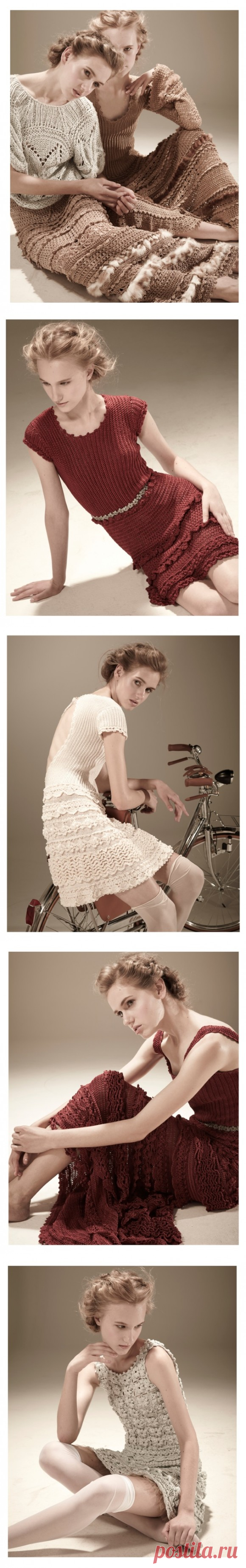Vanessa Montoro Осень 2012 (lookbook): Вязание крючком и спицами