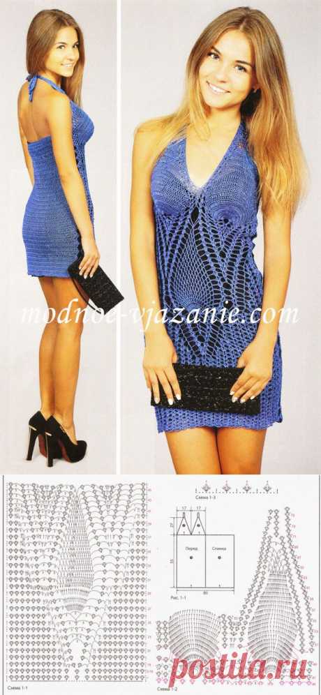 Мини-платье с лифом на бретелях