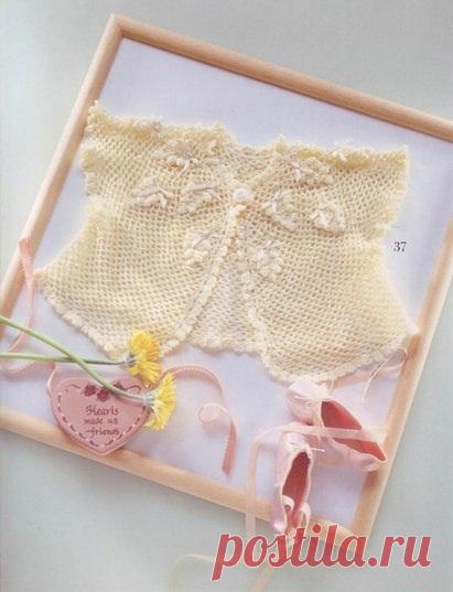 Вяжем болеро для девочки. Как связать болеро крючком Как связать болеро для девочки крючком. Вяжем крючком болеро по схеме с описанием. Урок вязания детского болеро крючком.