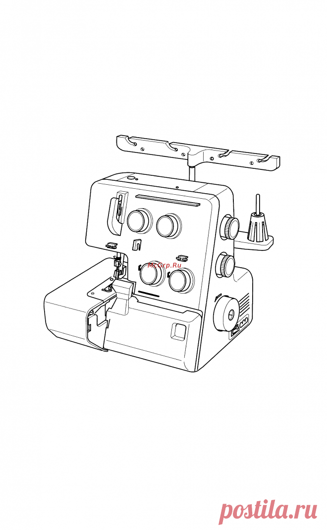 Janome 205D Инструкция по эксплуатации онлайн [1/42]