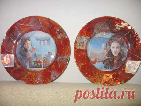 Декоративные тарелки &quot;Плод страсти&quot;. 2009 год. Больше - здесь:https://montanaby.gallery.ru/watch?a=0sl-em2q
