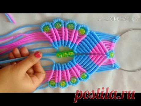 Very Easy And Simple Macrame Mobile Hanger - YouTube