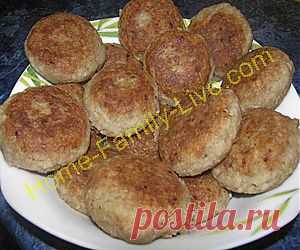 Кулинарные рецепты Котлеты из рыбных консервов - пошаговый фоторецепт - быстрый ужин