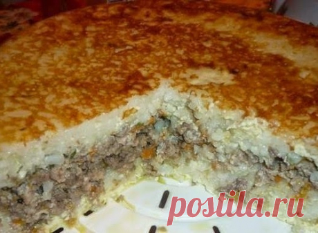 РИСОВАЯ ЗАПЕКАНКА С МЯСОМ