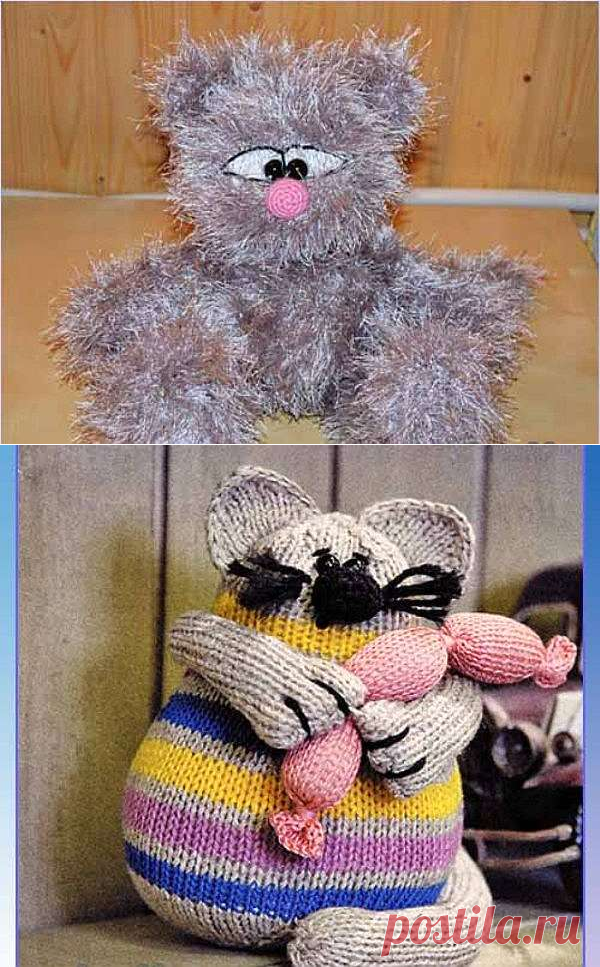 Как связать кота спицами - делаем своими руками