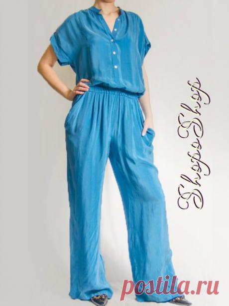 Выкройка-основа женских брюк + выкройки брюк на резинках