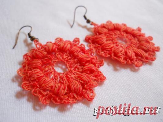 Серьги крючком