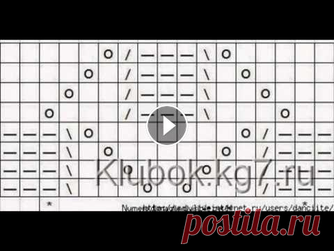 Ажурные узоры спицами Это видео создано в редакторе слайд-шоу YouTube:...