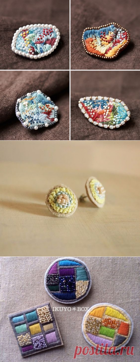 Textile brooshes