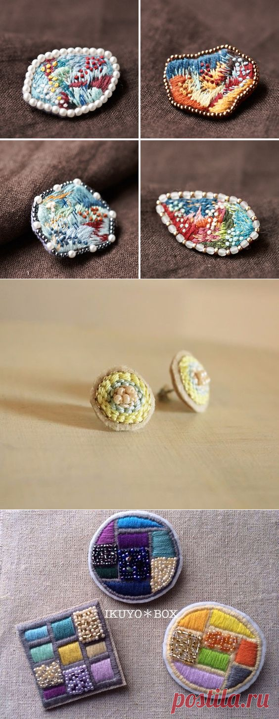 Textile brooshes