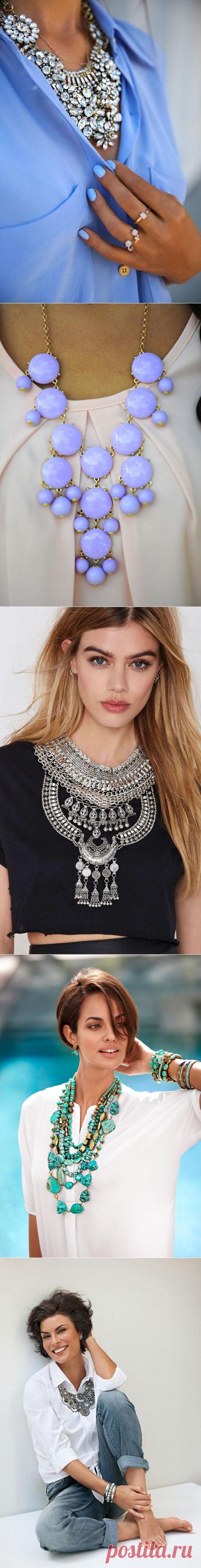 Подбираем яркие крупные украшения: 50 интересных вариантов сочетания с одеждой
