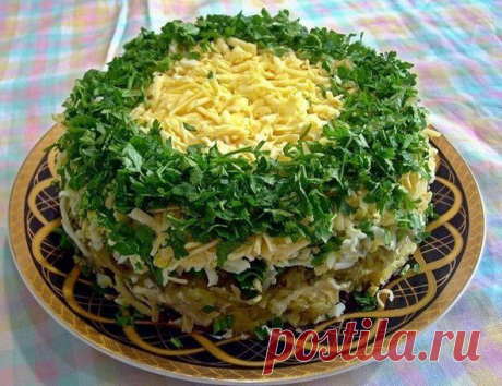 БЛОГ ПОЛЕЗНОСТЕЙ: Самые вкусные и красиво оформленные салаты с грибами к Новому Году!