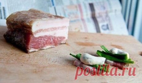 Как приготовить как солить сало с чесноком  - рецепт, ингридиенты и фотографии