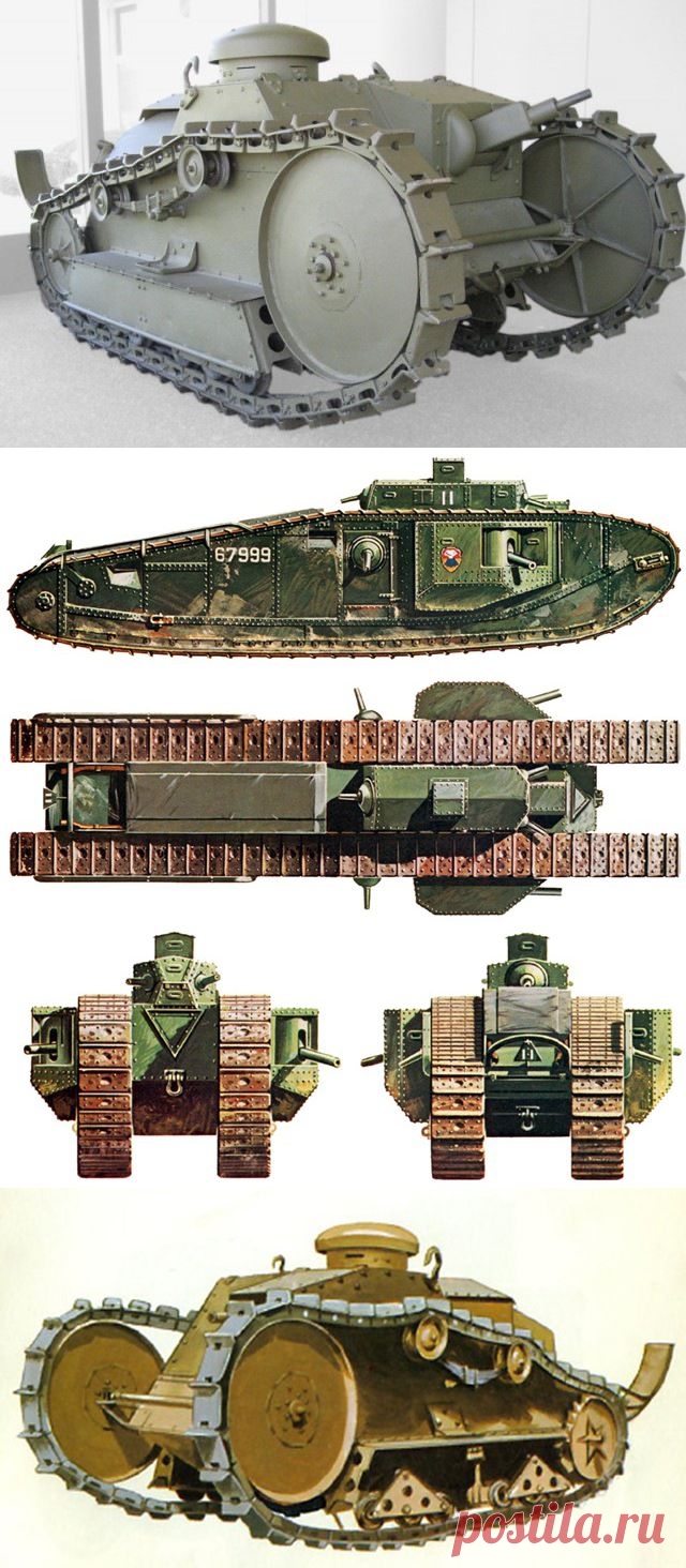 Танки первой мировой: нереализованные проекты (Часть 3)