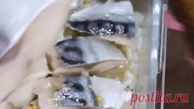 Скумбрия вкуснее Красной рыбы. 30 минут и готово!