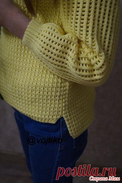 Инструкция и схемы по вязания джемпера 