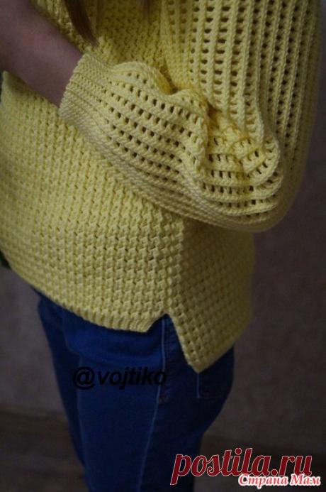 Инструкция и схемы по вязания джемпера "April" (крючок) - Ярмарка СМ - Страна Мам