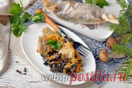 Минтай с грибами в духовке рецепт с фото, как приготовить на Webspoon.ru