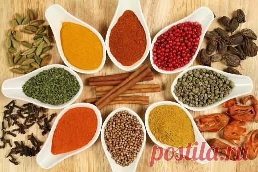 Свойства специй / Будьте здоровы