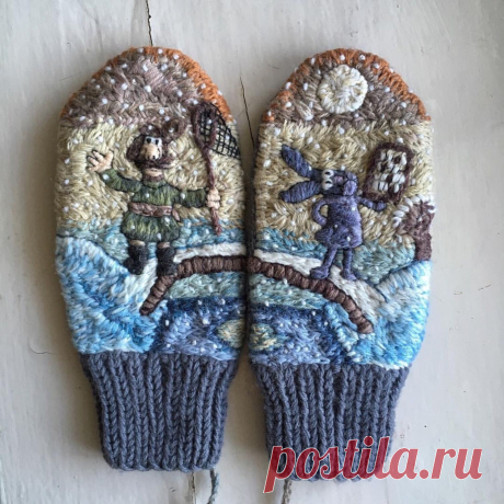 варежки с вышитым оленем: 1 тыс изображений найдено в Яндекс Картинках