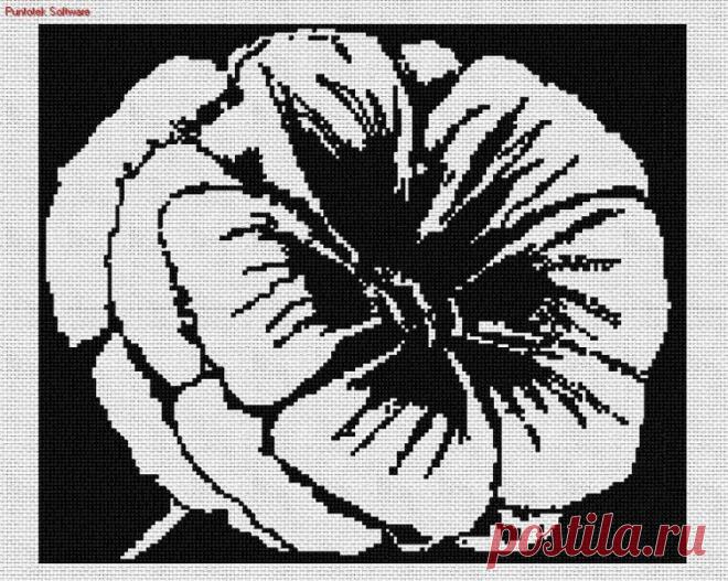 Схемы для вышивки крестом. Монохром-4 (179 фото)