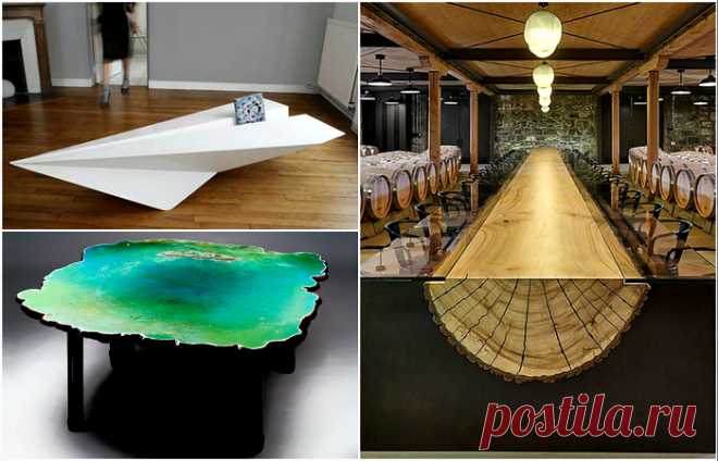 20 уникальных дизайнерских столов, которые поражают своей красотой и стилем | Чёрт побери Фантастические столы, дизайн которых захватывает дух. Стол - очень важный предмет мебели, которому, к сожалению, не всегда уделяют должное внимание. Данный обзор призван исправить это несправедливость, доказав, что стол может и должен быть вещью не только практичной и удобной, но еще и невероятно стильной.  1. Океан  Стол в виде океана. Фантастический обеденный стол, столешница которо...