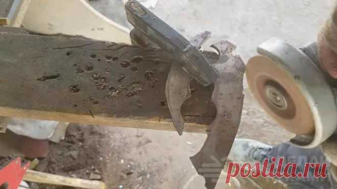 Топорик из старого пильного диска от циркулярной пилы