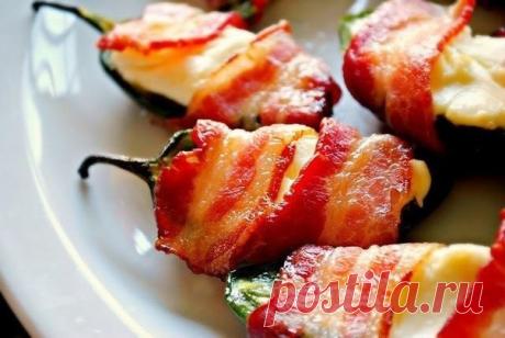 а Как | Как приготовить запечённые перчики халапеньо в беконе? | aKak.ru