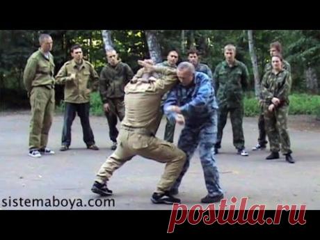 Защита от ударов. Архивные съемки. Пластунский рукопашный бой, система боя Леонид Полежаев.