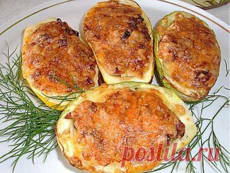 Кабачки фаршированные куриной грудкой | Рецепты моей мамы