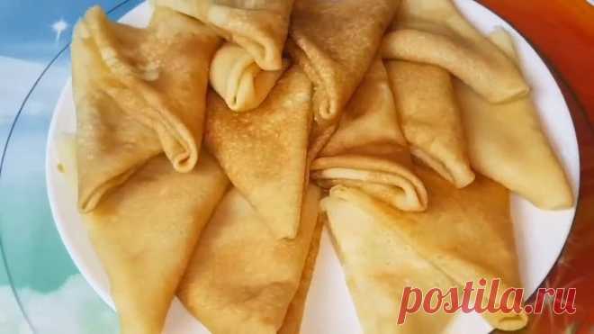 Блины из Манки, цыганка готовит. Самые вкусные блины на масленицу.