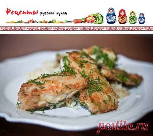 Камбала жареная