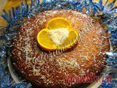 Пирог без муки на сухом молоке