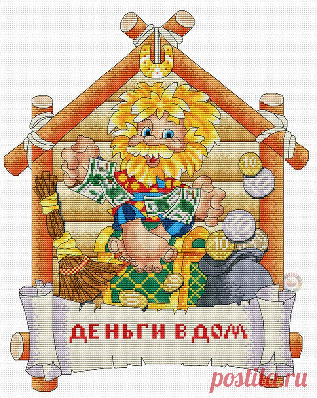 Оберег для денег своими руками. Схема вышивки денежного оберега. | Все о рукоделии: схемы, мастер классы, идеи на сайте labhousehold.com