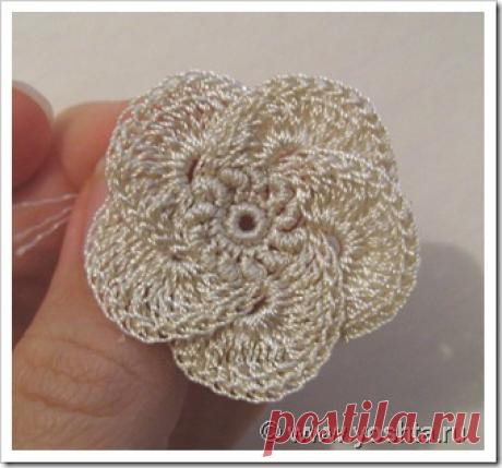 Irish crochet – Цветок | Уголок Yoshta