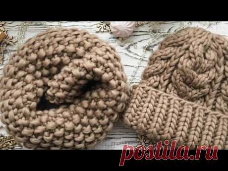Шапочка из толстой пряжи/ шапочка из перуанской шерсти