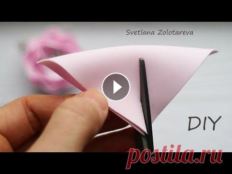 Красивый Цветок из фома ЗА 5 МИНУТ  ФОАМИРАН и другие материалы можно купить тут ЛЕНТЫ, СЕРЕДИНКИ, ЭКОКОЖУ можно купить тут --------------------------------------------------------------...