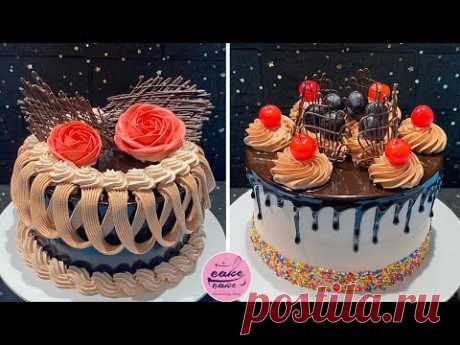 Most Satisfying Chocolate Cake Tutorials for Beginners | Awesome Chocolate Cake Decoration at Home