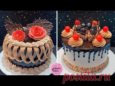Most Satisfying Chocolate Cake Tutorials for Beginners | Awesome Chocolate Cake Decoration at Home