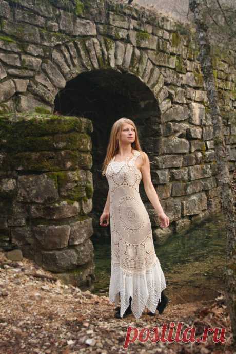 RESERVED OOAK Vintage Lace Handmade Dress от RubyChicOriginals