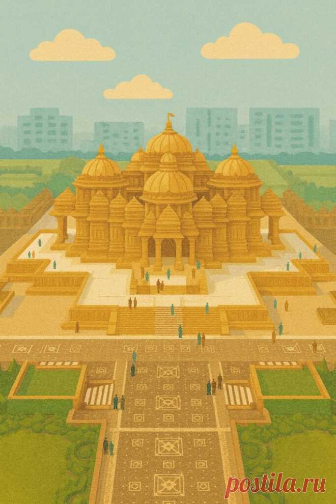 Акшардхам: обитель Бога и живое сердце индуизма — STRANI.ru
