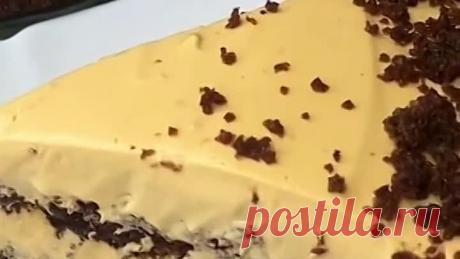 вкусно и быстро домашний тортик!