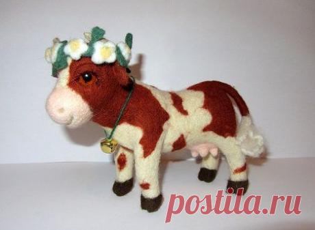 (+1) тема - Знакомьтесь, коровка Веснушка! | РУКОДЕЛИЕ