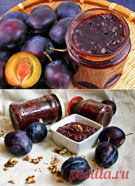 Ароматное сливовое варенье по-грузински. Так и манит ароматом корицы и орехов, напоминает конфету