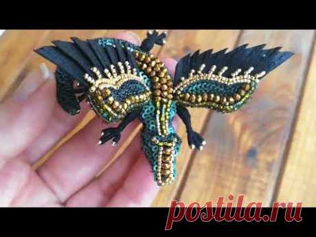 Brooch Dragon ART 0820